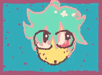 Strawberry Deku but wierd colours