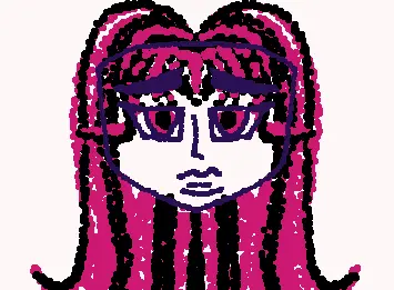 2nd drawing, inspired by Monster High