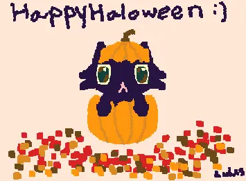 Happy Halloween Ludo Cat
