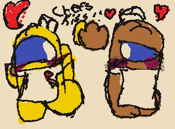 brown and yellow