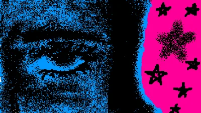 blue and pink
