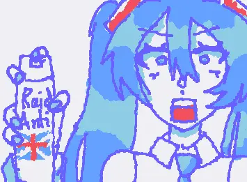 When miku sees british people