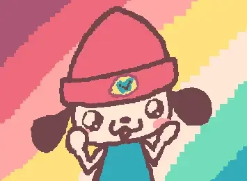parappa being a silly boi :3