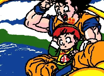 Goku and Gohan