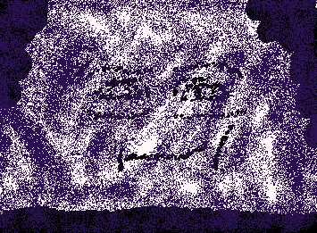 Scary man face