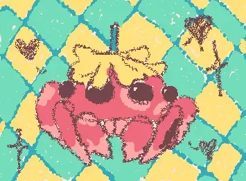 strawberry jumping spider <3