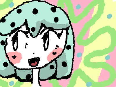 Random mint girl