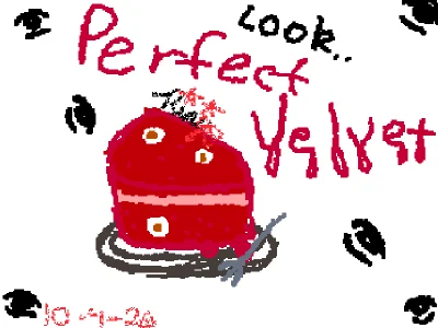 Look! it's a Perfect Red Velvet cake!