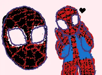 spiderman doodle