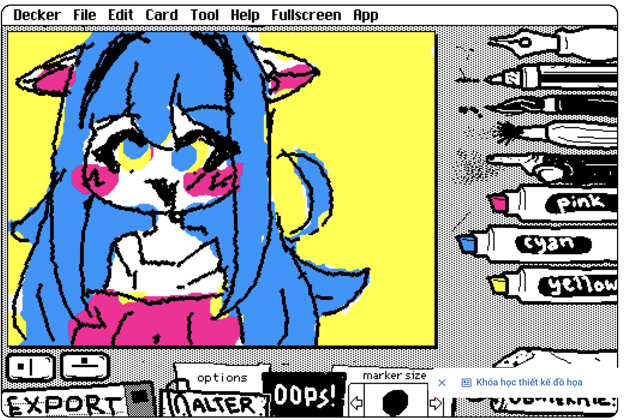 I draw my oc