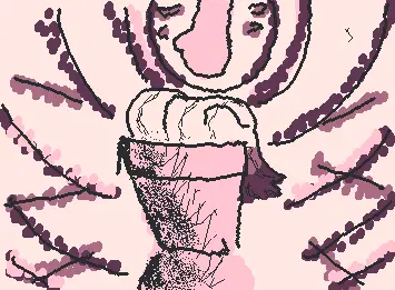 recreation of brushas painting