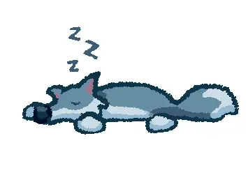 sleeping wolf (spiral_haze on tt)