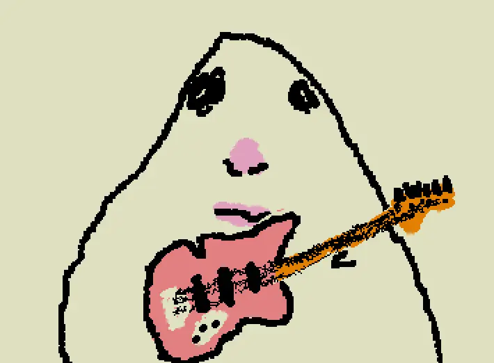 Hampter guitar