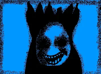 the man in blue (made my own from the man in yellow