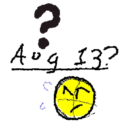 I wonder what happen?