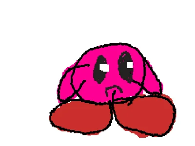 sad kirby
