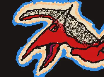 Red Pterodactyl