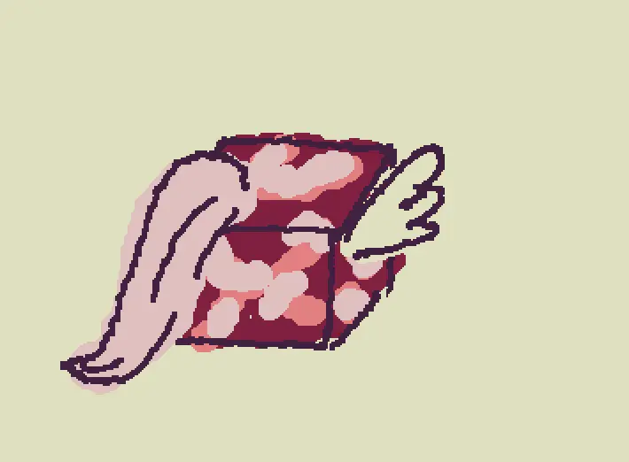 Fluttershy meat cube