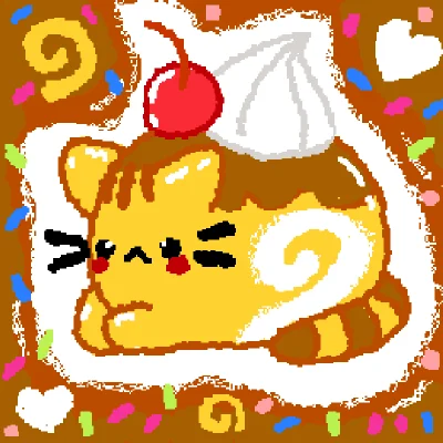 pudding swiss roll pusheen