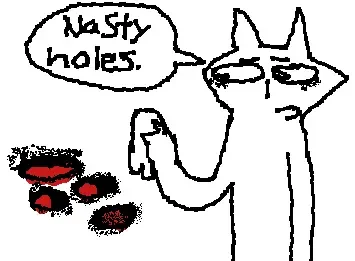 House of puso: holes.