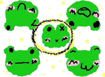 tadpole,correction baby frog!>:3
