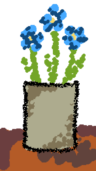 flor azul