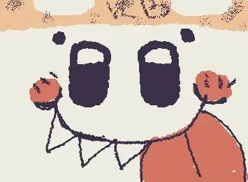sqaure pfp of kawaii king boo