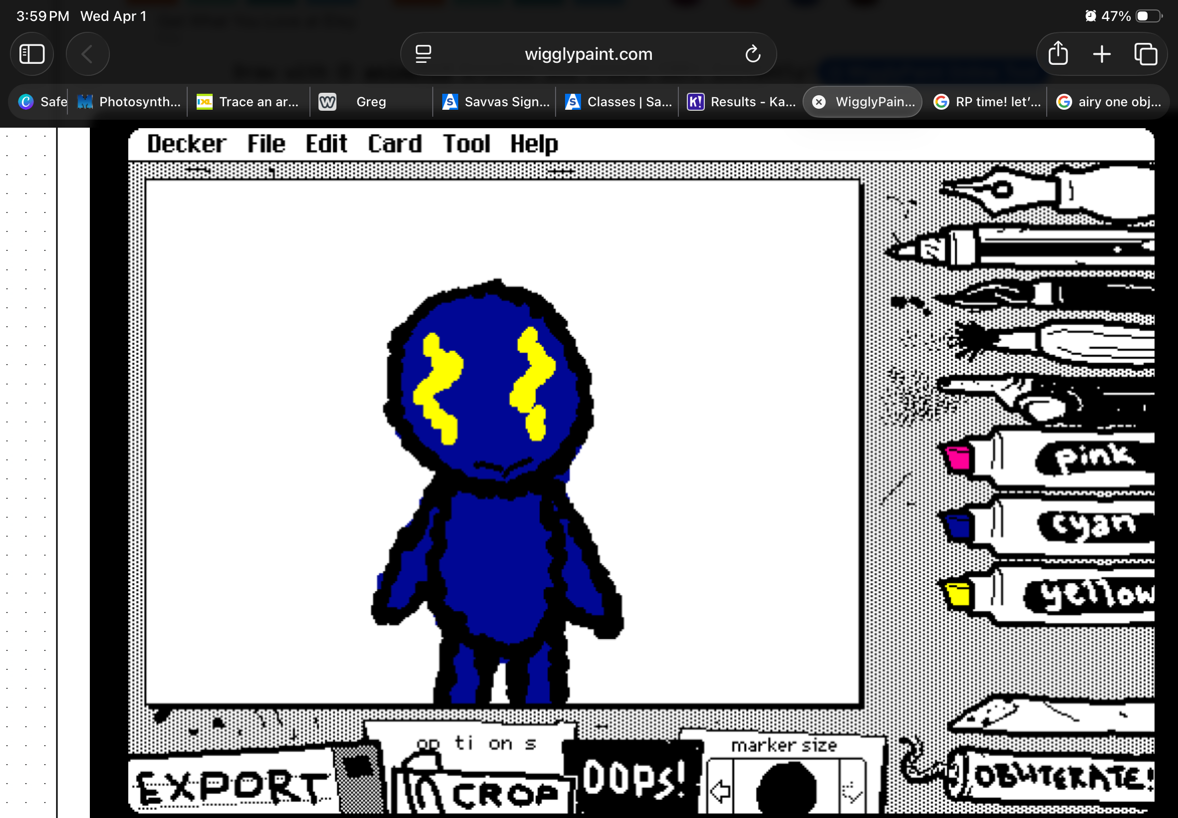 Friend made this dude too