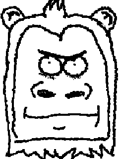 angry monkey