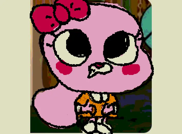 anias with a bow