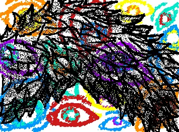 Scary angel