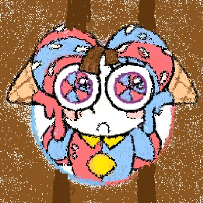 my sister draw it's candy pomni