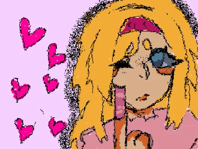 My first drawing in general that I was able to concentrate on.<3