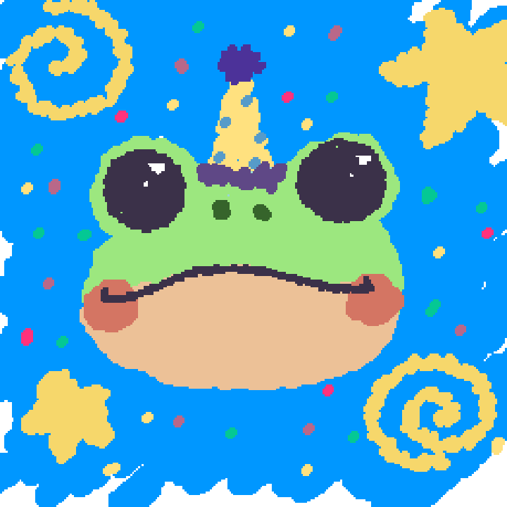 bday frog