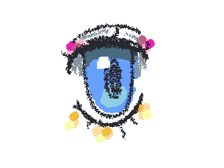 colorful eye