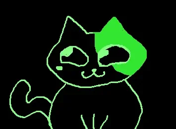 glow in the dark cat