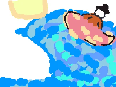 luas ombak samudra