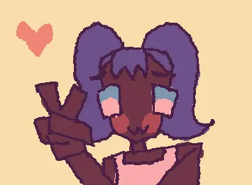 purple girl
