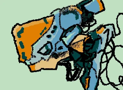 Robot head 001