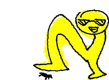 Dude steping on ant