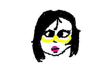 The girl who always puts on lipstick