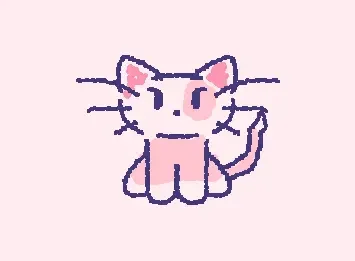 pink cat