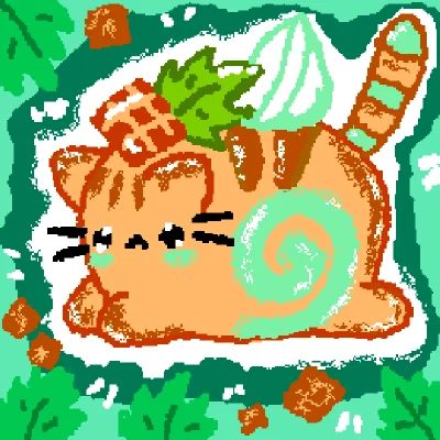 schoki mint swiss roll pusheen