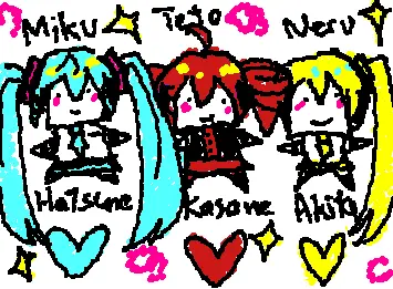 Miku, teto, neru