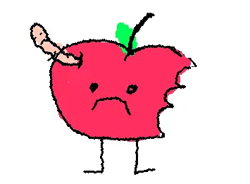 Sad apple