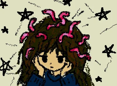 My head is filled with parasites