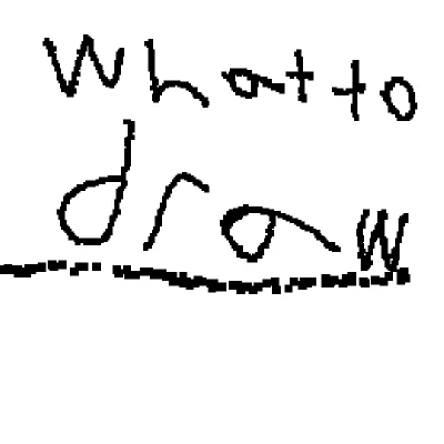 Idk what to draw give me ideas pls