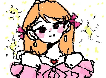 this cutie in pink outfit <3
