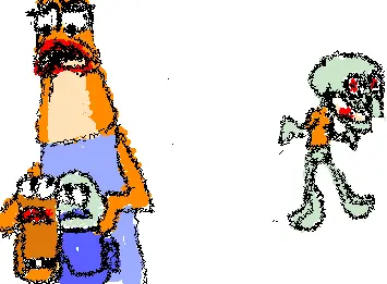 squidward tweaking