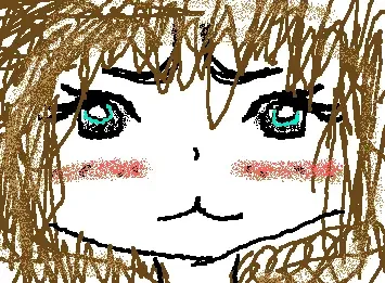 Girl blushing